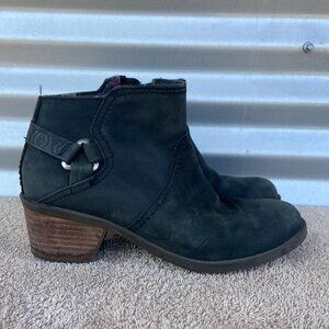 TEVA Women's 7 'Foxy' Leather Ankle Boots with Zipper